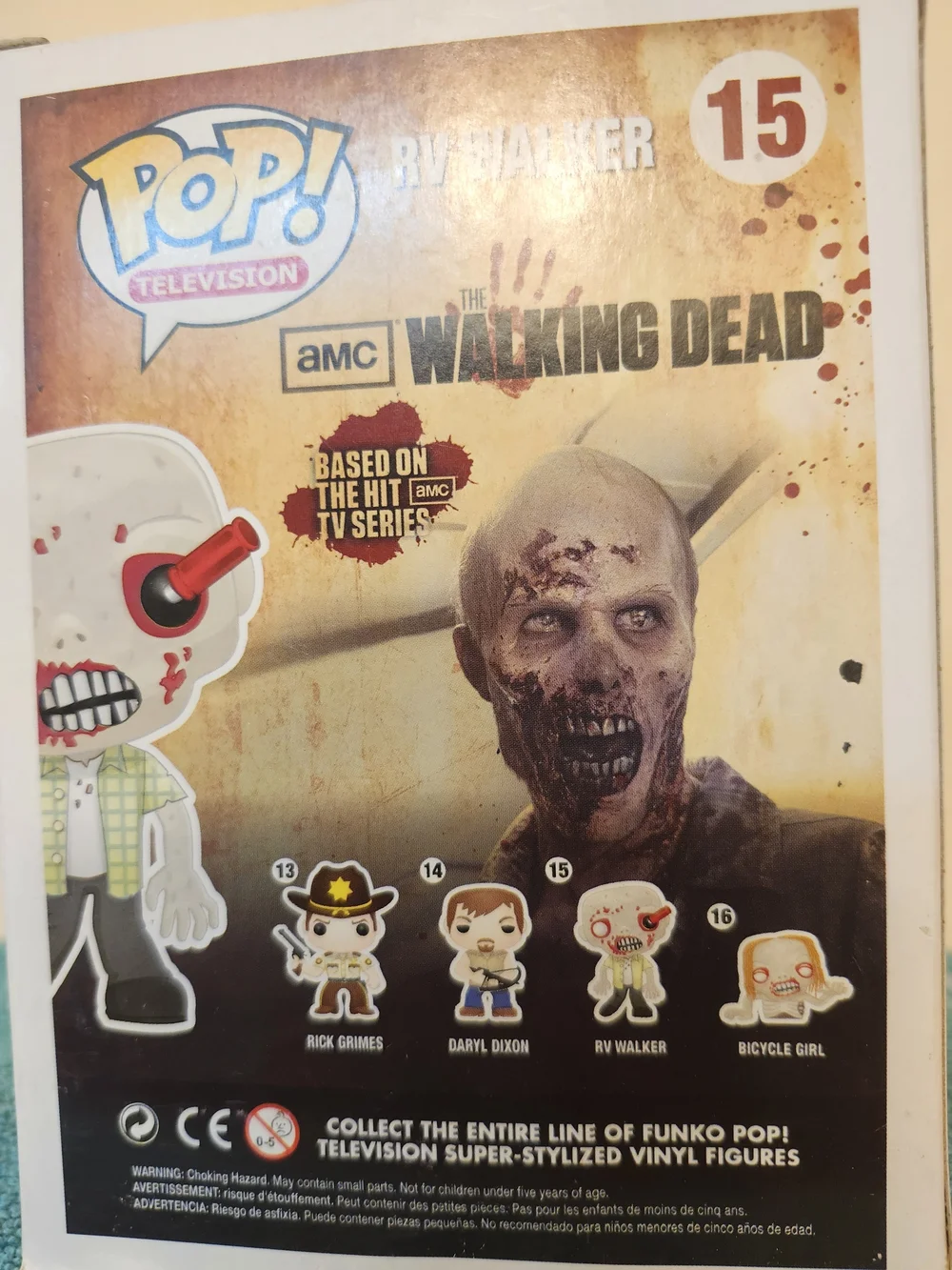 Funko POP! TV The Walking Dead RV Walker Vinyl Figure - tan, white, red, black